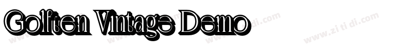 Golften Vintage Demo字体转换